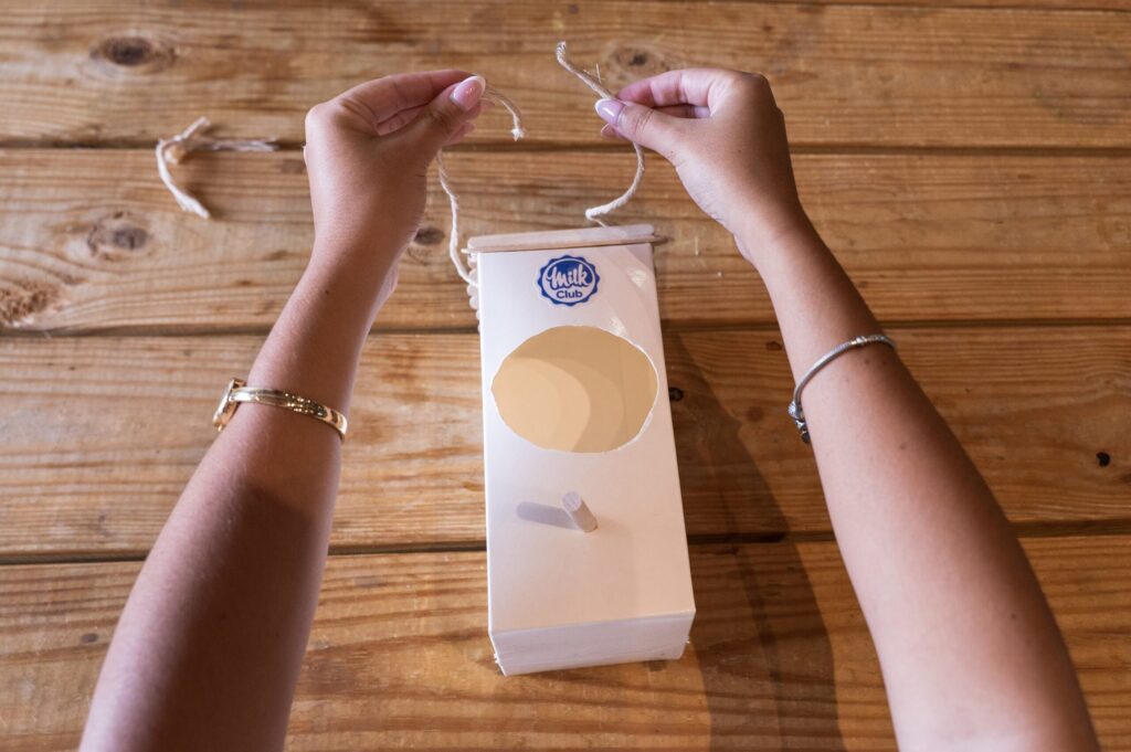 Milk Carton Birdhouse