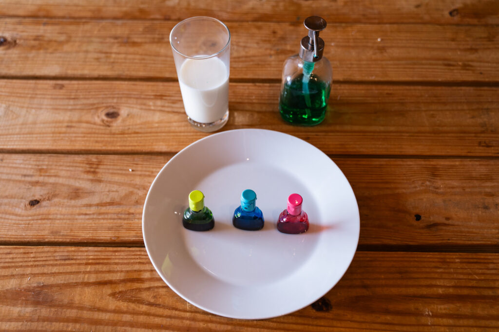 Colourful Milk Display