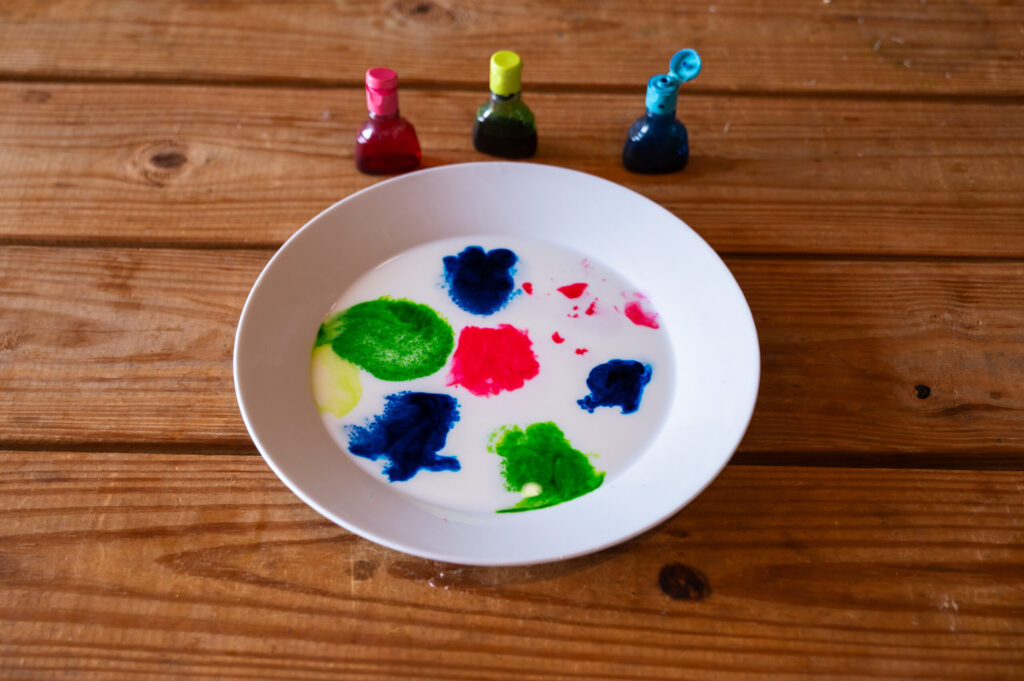 Colourful Milk Display