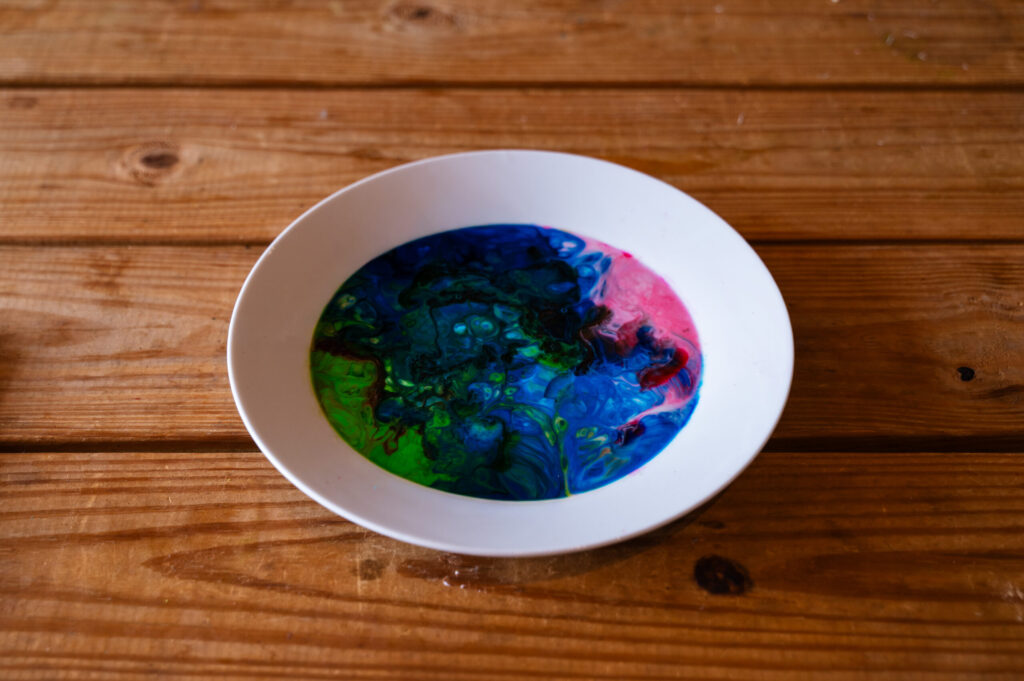 Colourful Milk Display