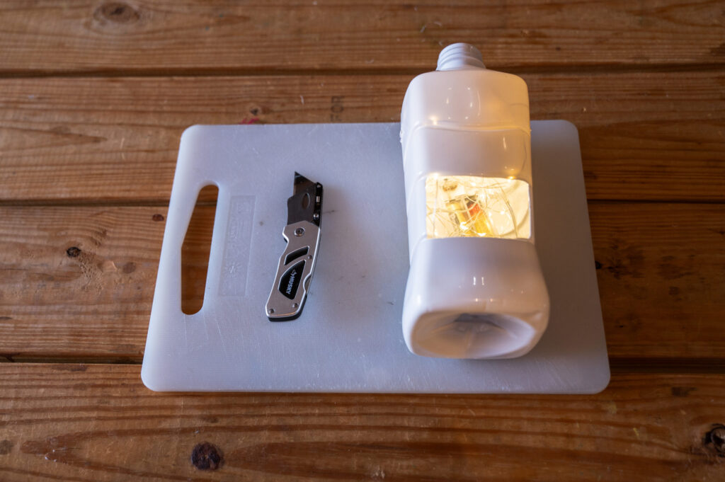 Milk Jug Lanterns