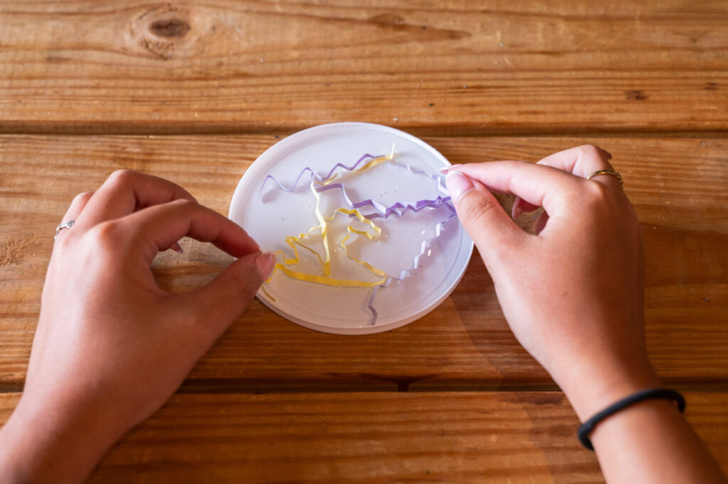 Yogurt Lid Suncatchers